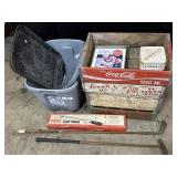 Coke & 7-Up Soda Adv Crates, Torque Wrench.
