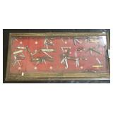 Winchester Display Case w/ Pocket Knives.