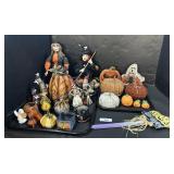 Large Lot Of Halloween Decor & Figurines.
