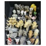 Elephant Figurines, Homco.