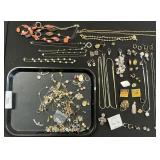 Sterling Silver Pin, Earring, & Necklace, Jewelry.