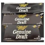 3 NOS Miller Light Racing Cars.