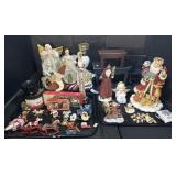 Large Lot Of Vintage Christmas Decor, Ornaments.
