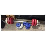 Vtg Power-Lift Concrete Weights.