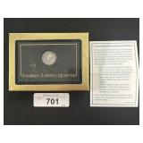 1929 90% Silver Standing Liberty Quarter.