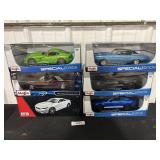 6 NOS MAISTO Die Cast Cars.