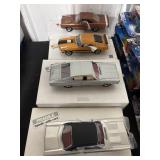 2 NOS Danbury Mint, 2 Die Cast Cars.