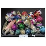 Mid C. Modern Mercury Glass Ornaments.