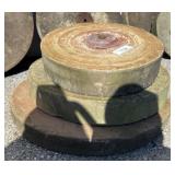 (3) Antique Stone Grinding Wheels/Millstones.
