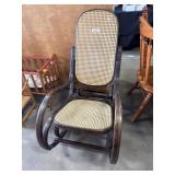 Vtg Bentwood Rocking Chair.