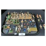 Mounted Metal Toy Soldiers.