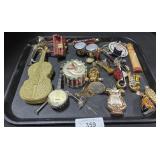 Musical Instrument Themed Christmas Ornaments.