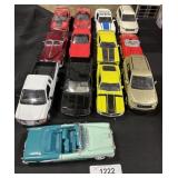 13 Die Cast Cars.