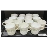 15 Corningware English Ivy Mugs.
