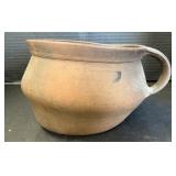 Redware Pottery Crock.