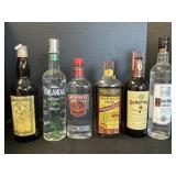 Whiskey, Vodka, Rum, Seagrams, Smirnoff, Ketel.