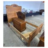 Victorian Eastlake Style Bedframe & Vanity.