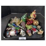 Hand Blown Glass & Chris Radko Ornaments.