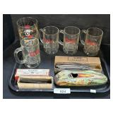 Tin Toy Race Car, Vintage Dental Tools, Mugs.