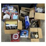 Coke Clock, DVD Player, Concrete Tools, Sports.