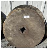(2) Antique Stone Grinding Wheels/Millstones.