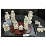 Porcelain Christmas Nativity Set.