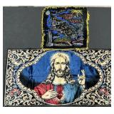 Italian Sacred Heart Tapestry, Aruba Pillowcase.