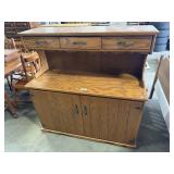 Traditional Oak Buffet.