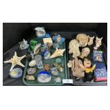Beach Souvenirs, Seashells, Disney Memorabilia.