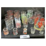 Local Dairy Glasses & Character Glasses.