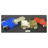 Vintage Pressed Steel Tonka Toy Truck & Jeep.