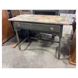 Vtg Rustic Side Table.