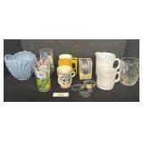 Character Glasses & Mugs, Hazel Atlas Milk Glass