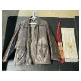 Bond Style Manor Leather Jacket, Lintzï¿½s Tie &