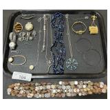 Costume Jewelry, Necklaces, Bracelets.