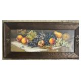 Fruit Still Life Chromolithograph.