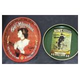 (2) Vintage Beer Advertising Serving Trays.