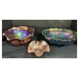 Carnival Glass Bowls.