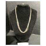 Liquid Sterling Silver Necklace & Pendant.
