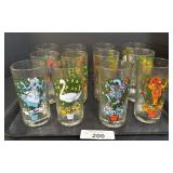 12 ï¿½12 Days Of Christmasï¿½ Character Glasses.