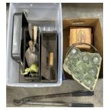 Primitive Drawers, Concrete Tools, Punch Bowl.