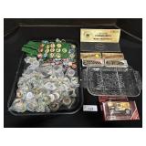 Vintage Sport Pins & Chips, Mickey Mouse Watches.