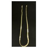 14KT Gold Snake Chain Necklace.