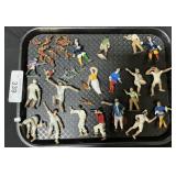 Metal & Plastic Toy Soldiers, Acrobats, & Vikings.
