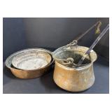 Vintage Copper Pots & Pans.
