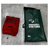 Emergency Blanket and Stretcher.*