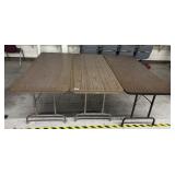 3 Folding Tables.*