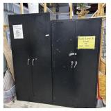 2 Pressed Steel Cabinets.*