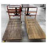 2 Flatbed Carts.*