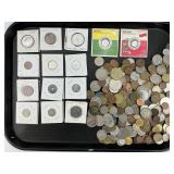 Approximately 2lbs Foreign Coins.